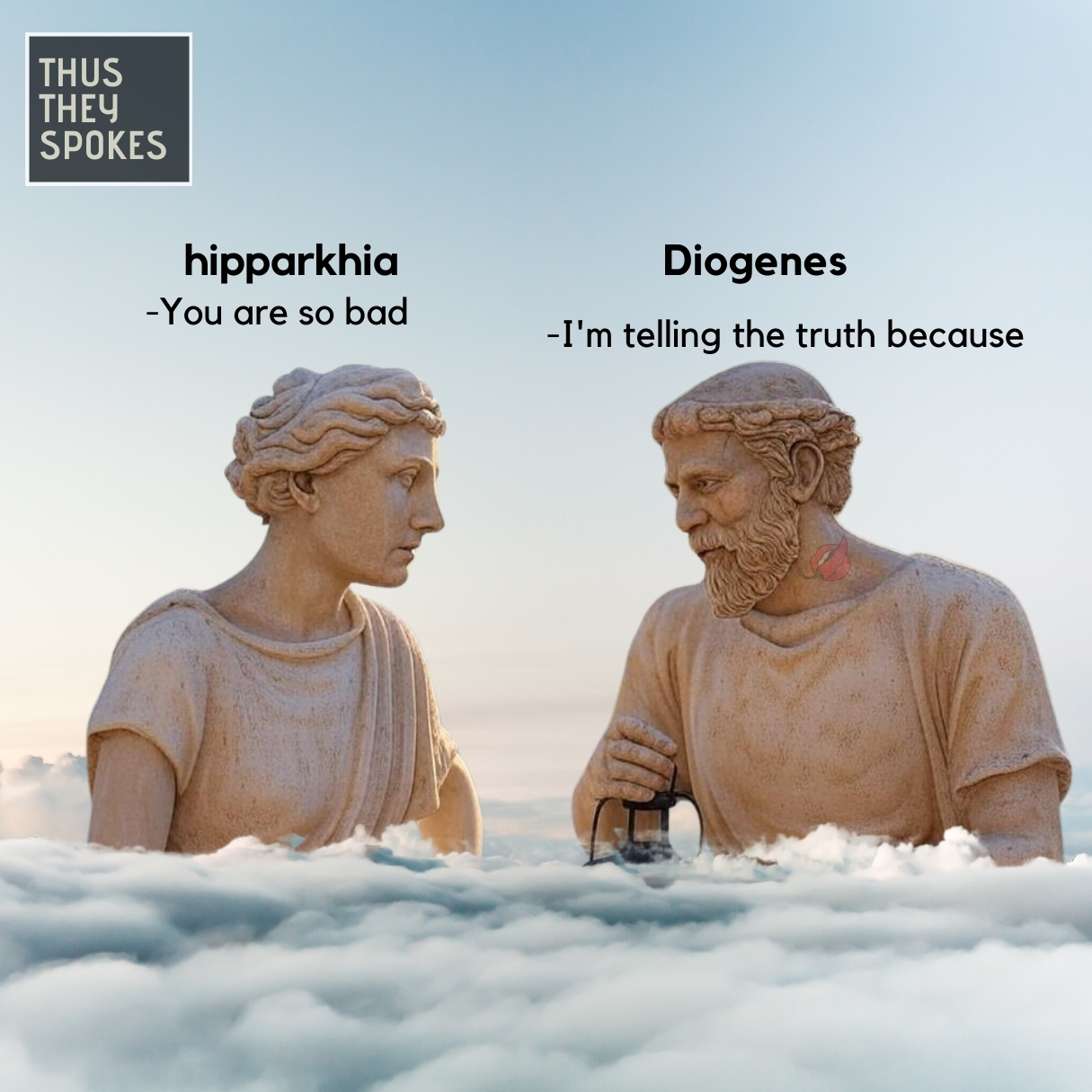 Marble statue of Diogenes