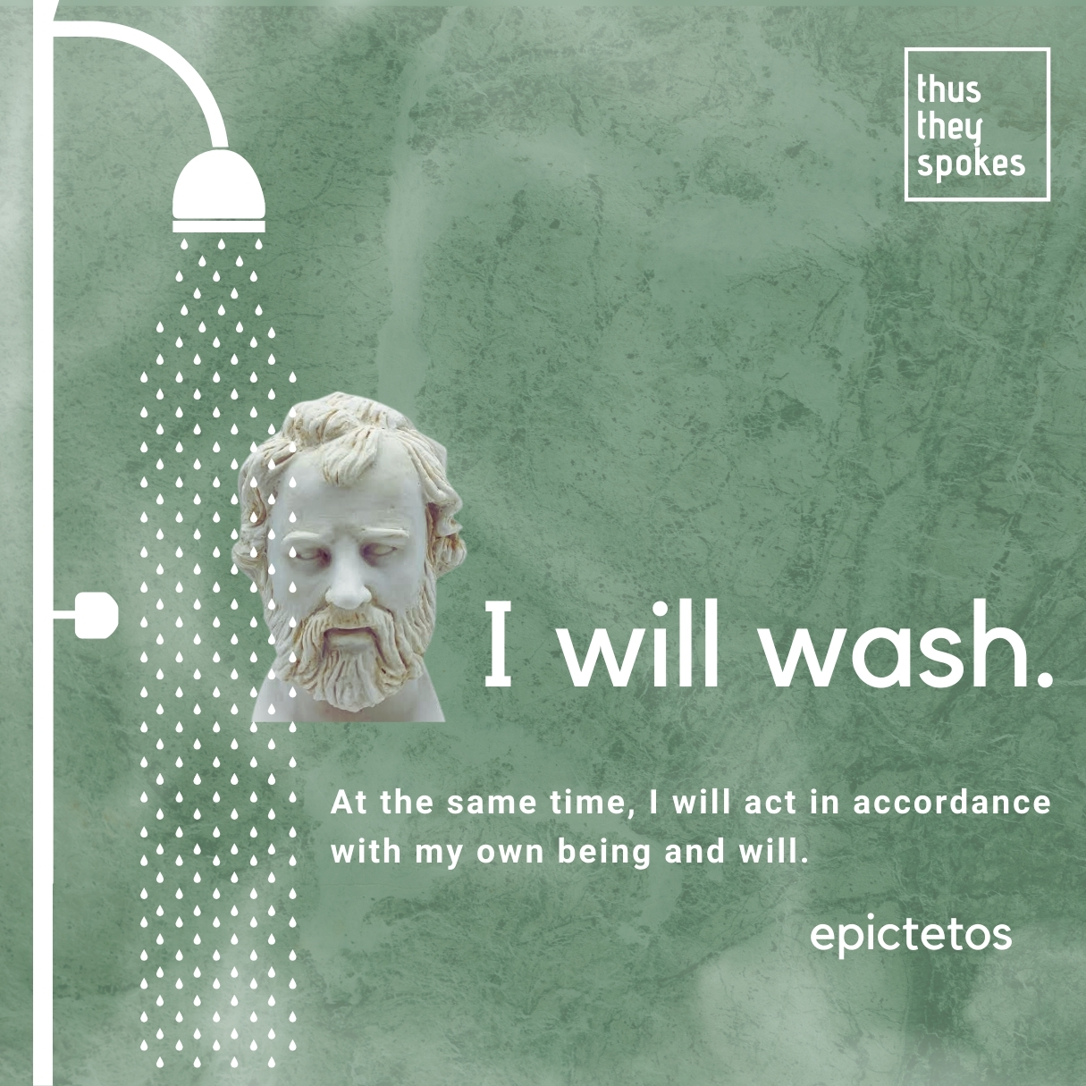 Marble statue of Epictetus